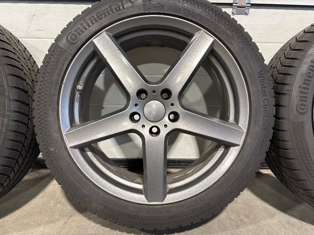 18" continental winterbanden st. 5 x 108 volvo, ford, jaguar, Ophalen, 18 inch, Gebruikt, Banden en Velgen