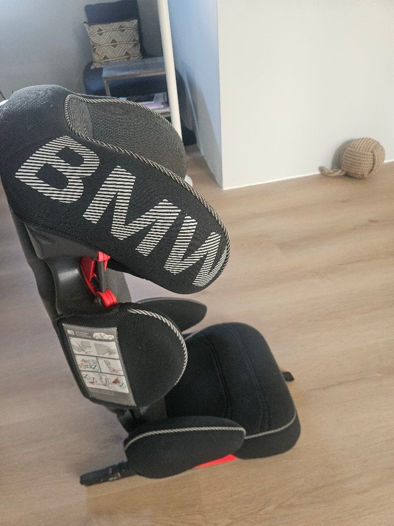 BMW autostoel met ISOFIX, Autogordel, Zo goed als nieuw, 9 t/m 36 kg, Afneembare rugleuning