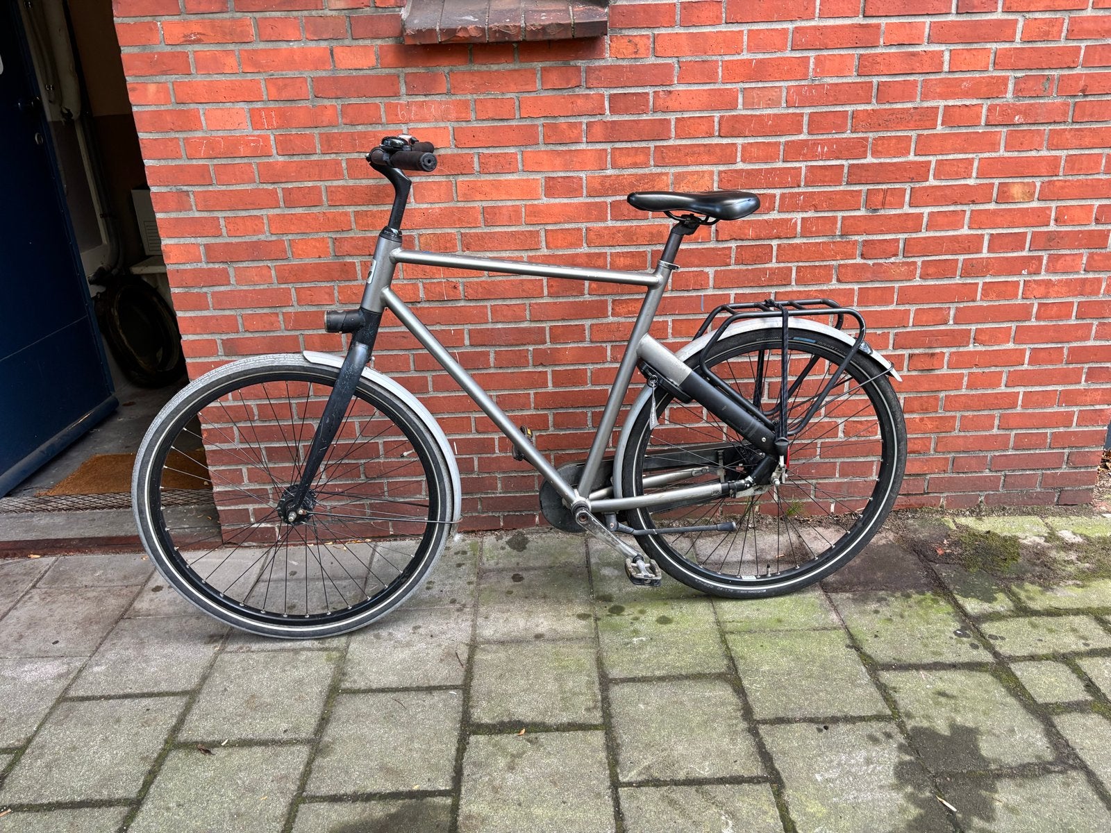 Cortina blau herenfiets 61cm, Terugtraprem, Gebruikt, Versnellingen, 57 tot 61 cm