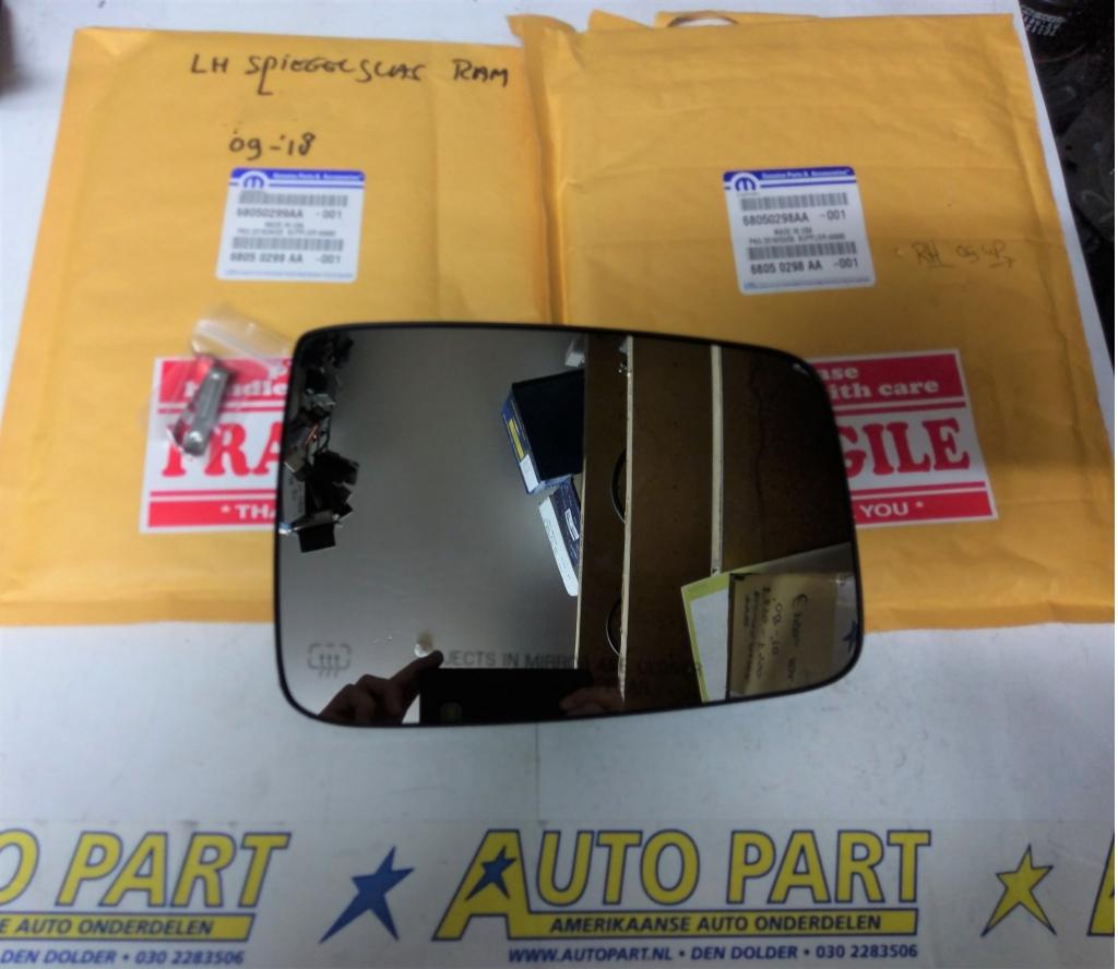 Dodge Ram pickup spiegelglas 2009-2016, PO Box 21-8004 | Auburn Hills, MI 48321-8004, Amerikaanse onderdelen, Nieuw, Ophalen of Verzenden
