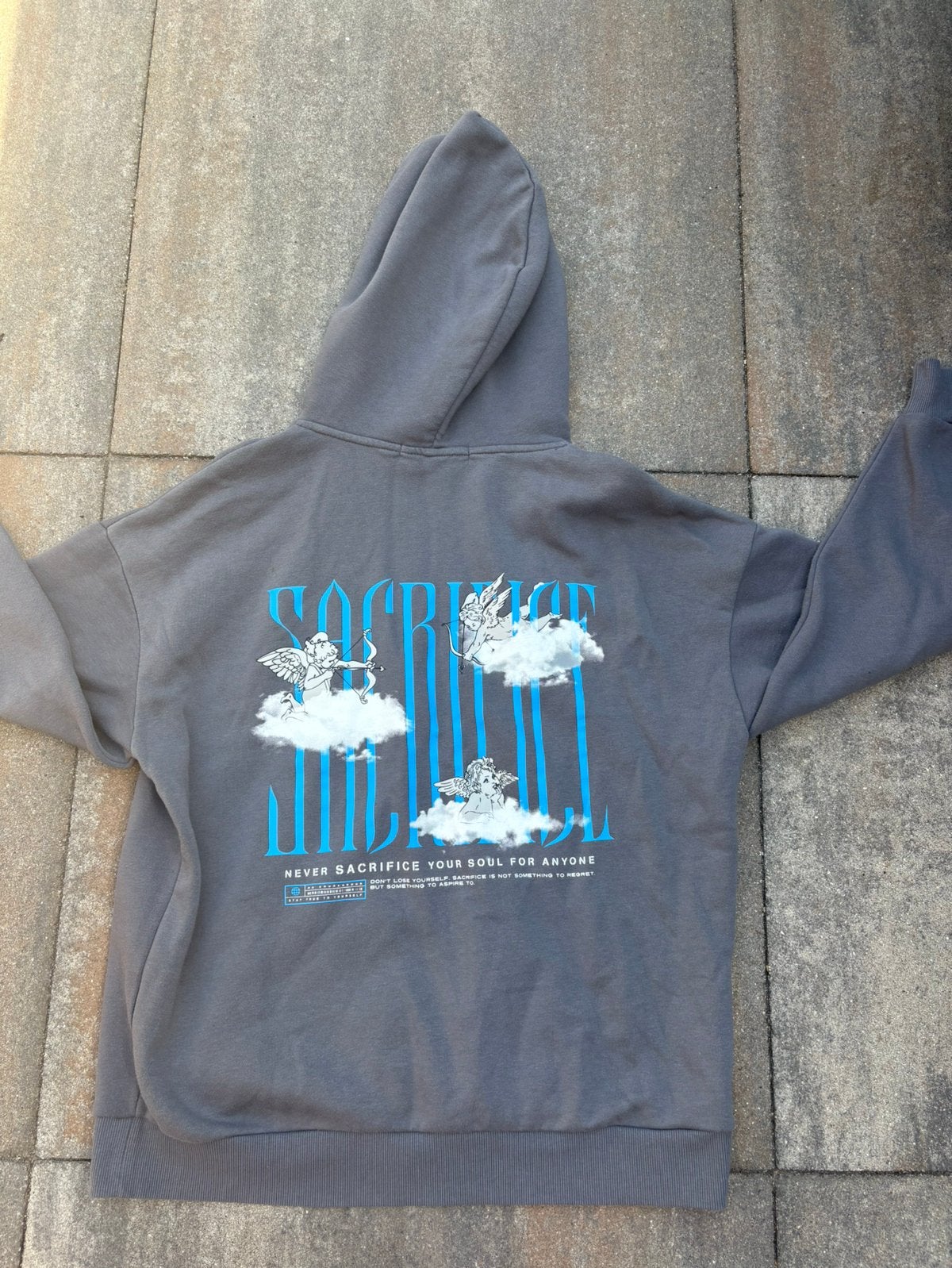 Hoodie - new yorker, Ophalen, Gedragen, Maat 34 (XS) of kleiner, Grijs