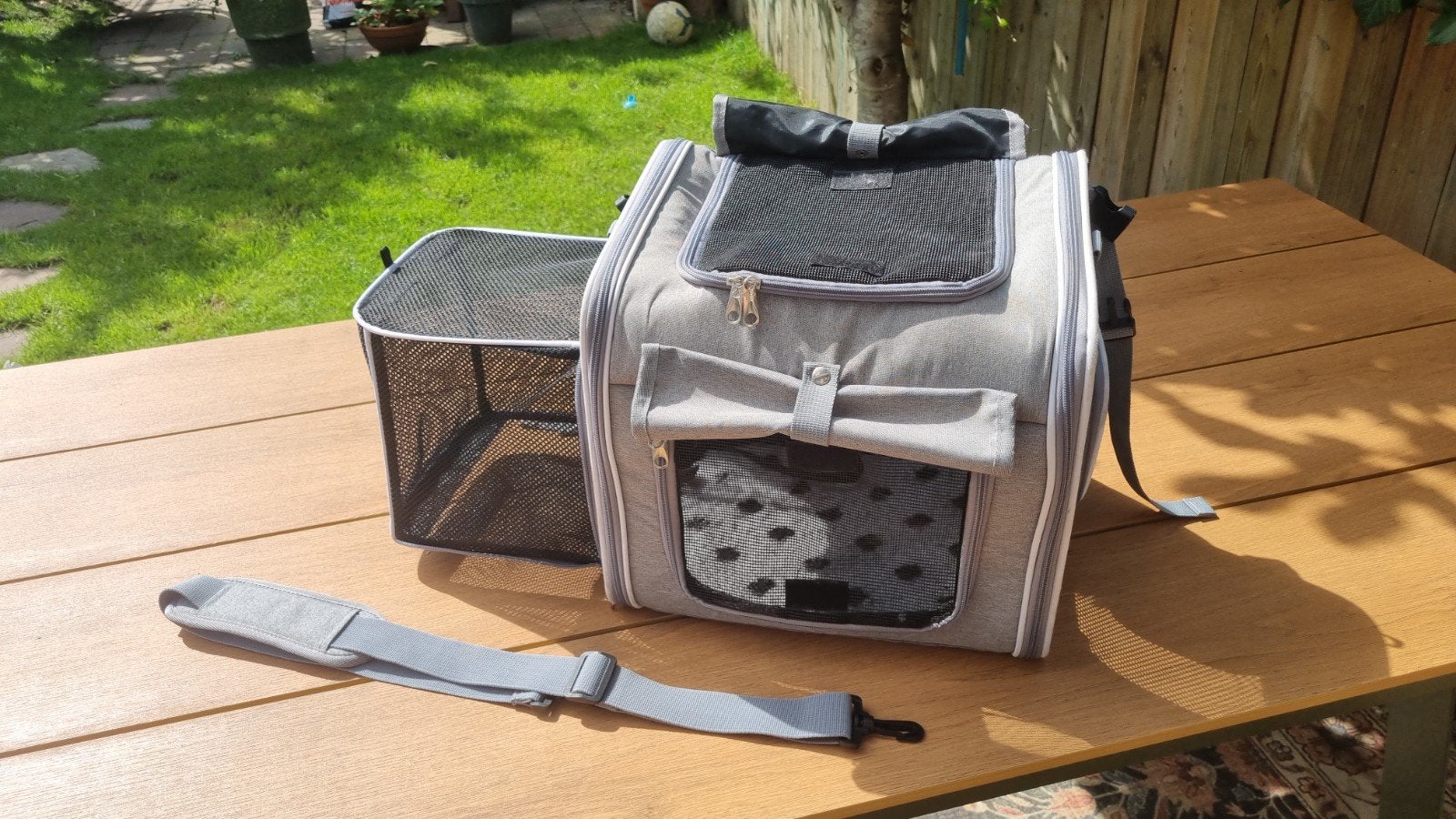 Honden/katten/puppy fietsmand., Ophalen