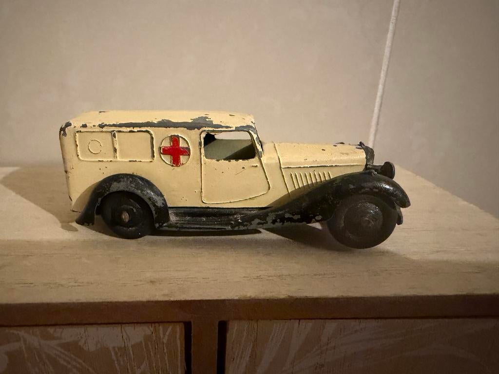 Dinky Toys Ambulance - Vintage Speelgoedauto (ca. 80 jaar ou, Gebruikt, Ff, Auto, Dinky Toys