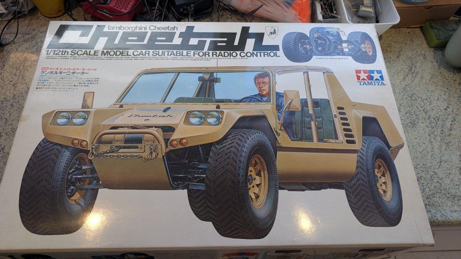 Tamiya 58007 Lamborghini Cheetah 1978, Elektro, Nieuw, Ophalen of Verzenden, Auto onroad