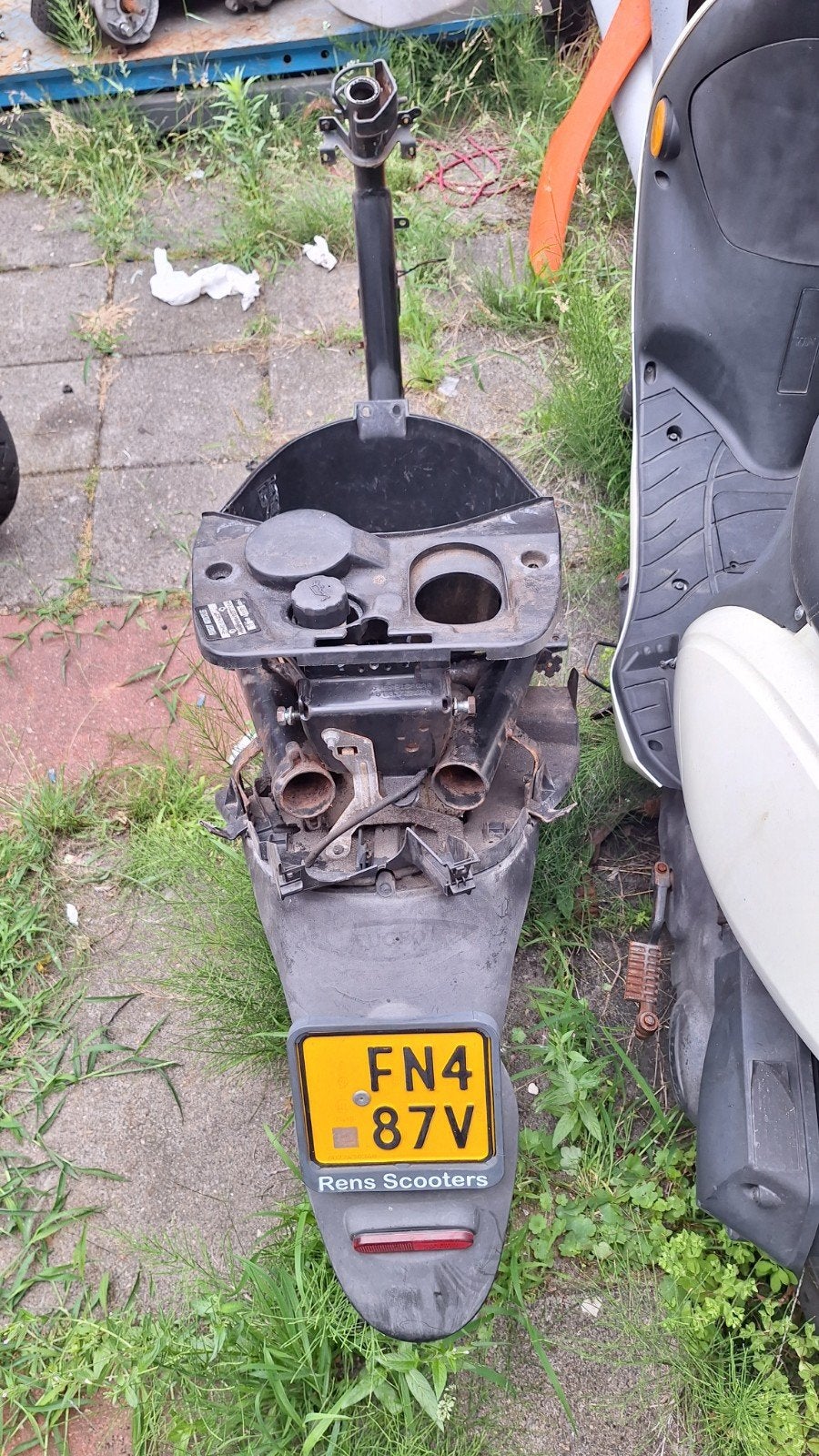 Peugeot vivacity viva city 2takt 50cc BROM kaal frame, Fietsen en Brommers, Scooters | SYM, Ophalen of Verzenden, Gebruikt, Tweetakt