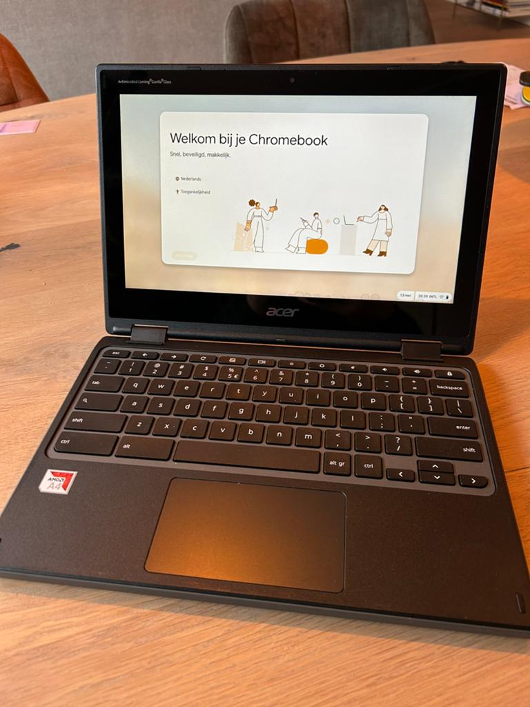 Acer Chromebook touchscreen + draaibaar scherm, Touchscreen, Ophalen of Verzenden, 32 GB of minder, 4 GB of minder
