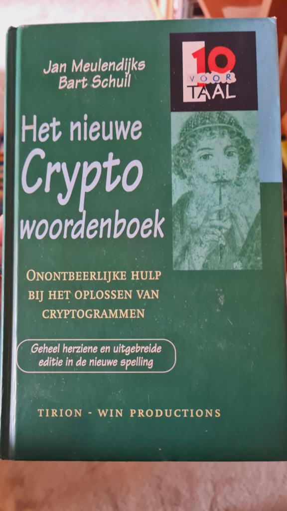 Het nieuwe Crypto woordenboek - Jan Meulendijks & Bart Schui, Ophalen of Verzenden, Gelezen, Jan Meulendijks, Bart Schuil, Denksport