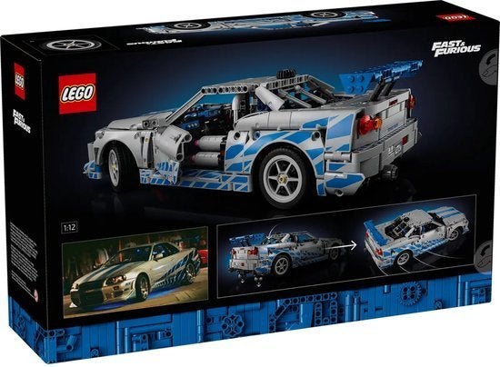 LEGO Technic 2 Fast 2 Furious Nissan Skyline GT-R (R34) Aut, Info@lego.com, Compleet, Ruiterijschool 5, B-2930 Brasschaat, België