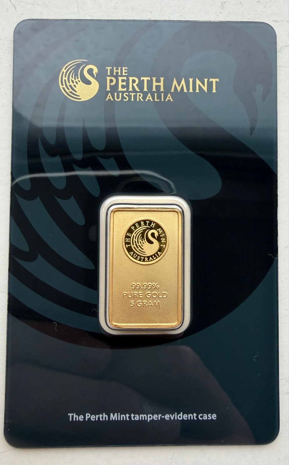 The Perth Mint 5 gram goudbaar 99.99% puur goud, Ophalen of Verzenden, Goud