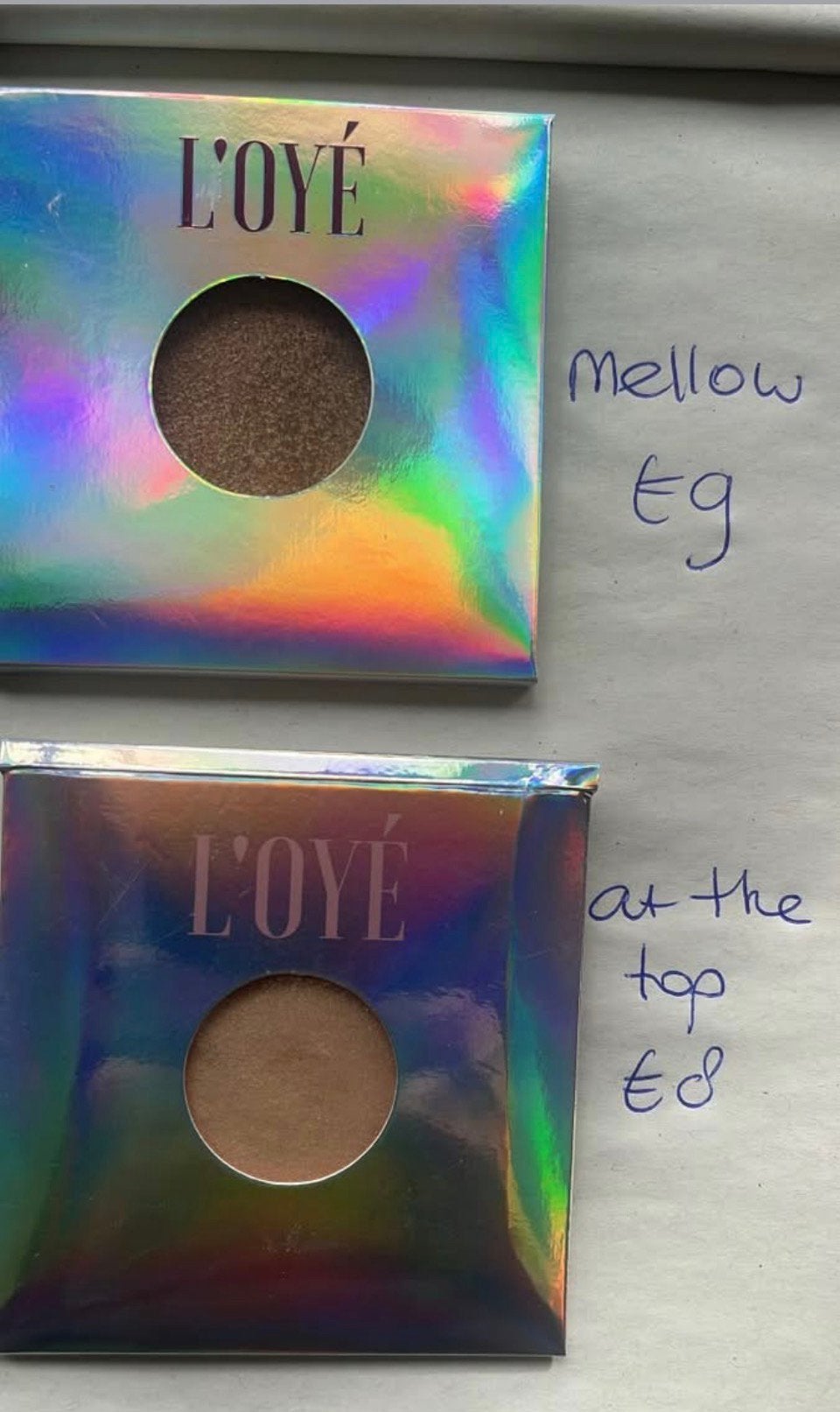 L’ oye make -up, Ophalen of Verzenden, Zo goed als nieuw, Make-up, Overige kleuren