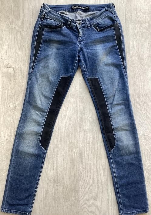 Donker blauwe spijkerbroek DEPT maat W29, Kleding | Dames, Blauw, Ophalen of Verzenden, W28 - W29 (confectie 36), Gedragen