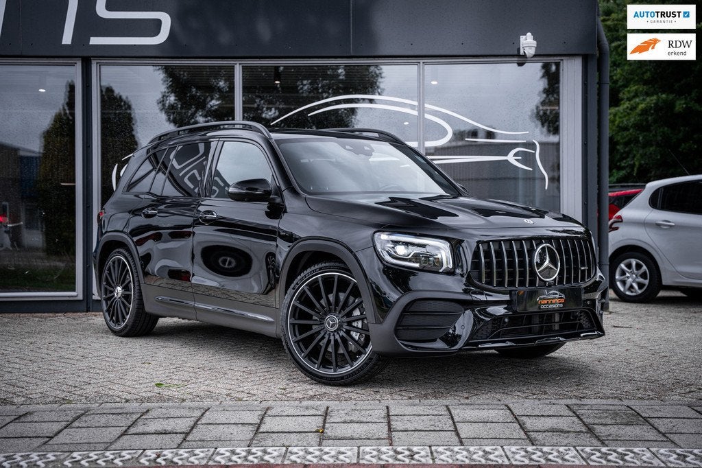 Mercedes-Benz GLB AMG 35 4MATIC|Pano|LED|Elec trekh|HUD|Burm, Auto's, Mercedes-Benz, Bedrijf, Te koop, GLB, 360° camera, 4x4, ABS