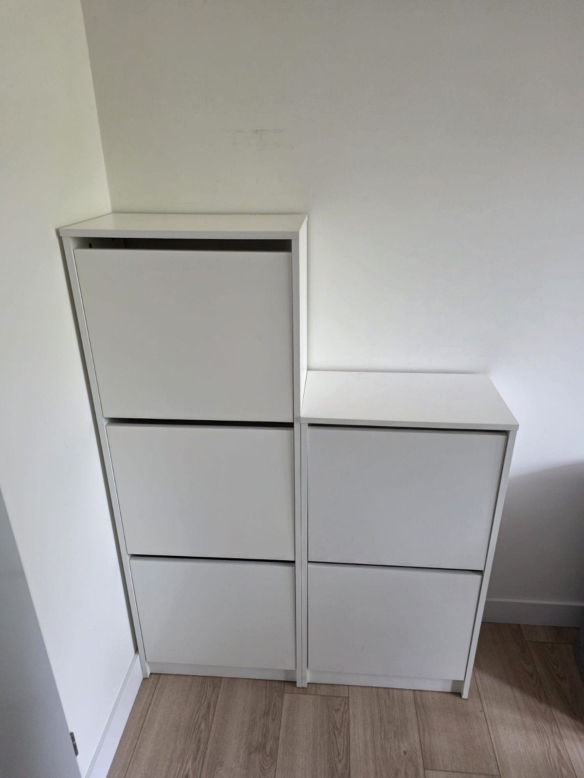 gratis witte Ikea schoenenkasten (2 stuks), Ophalen, Gebruikt