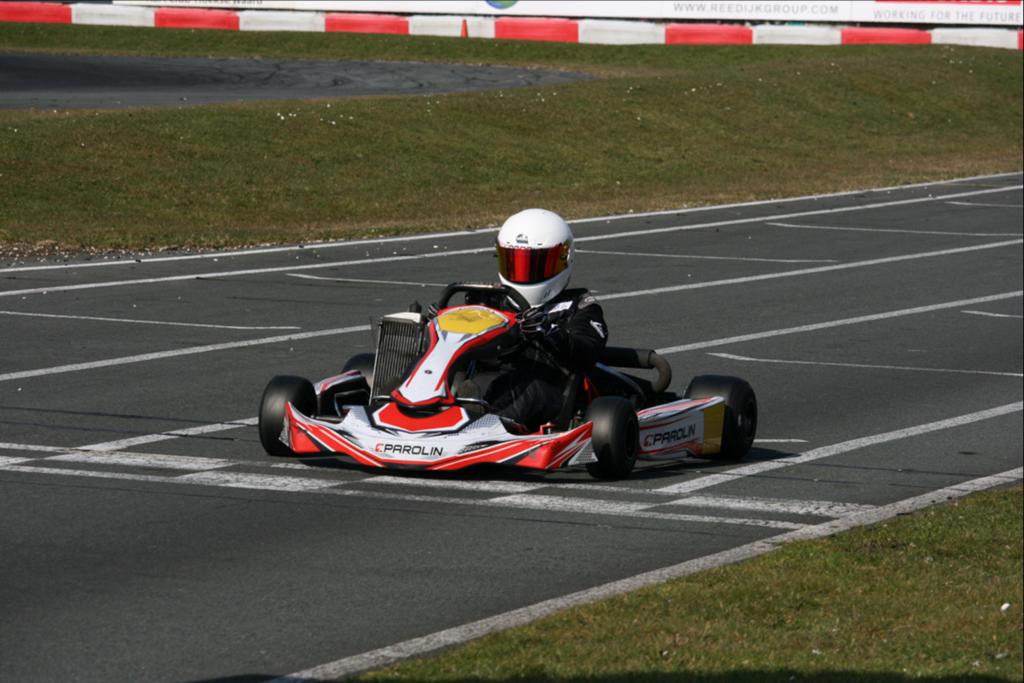 Parolin Kart met Rotax Max junior Motor en Extra's, Sport en Fitness, Karting, Ophalen of Verzenden, Gebruikt, Kart