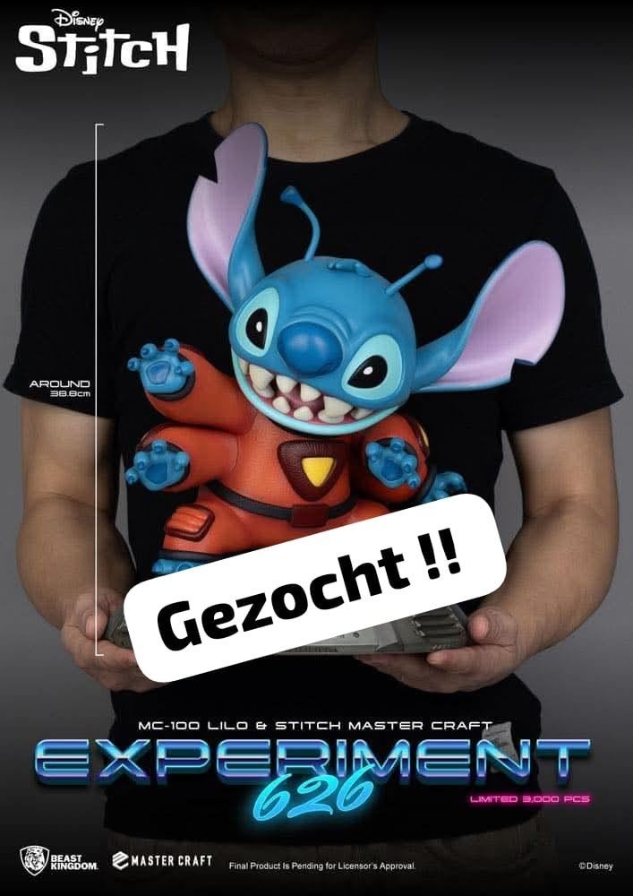 Gezocht: Disney Stitch Master Craft Experiment 626 Beeld, Verzamelen, Ophalen of Verzenden, Nieuw