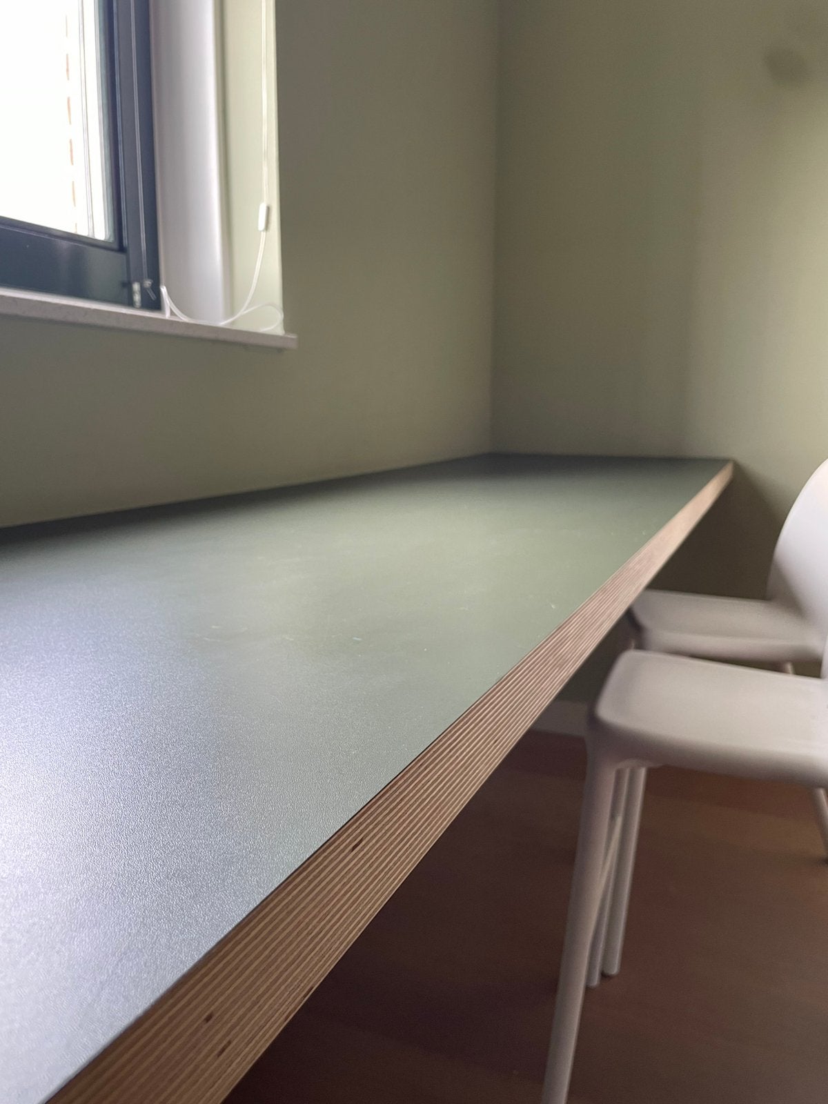 Bureaublad, Ophalen, Gebruikt, Groen, Hout