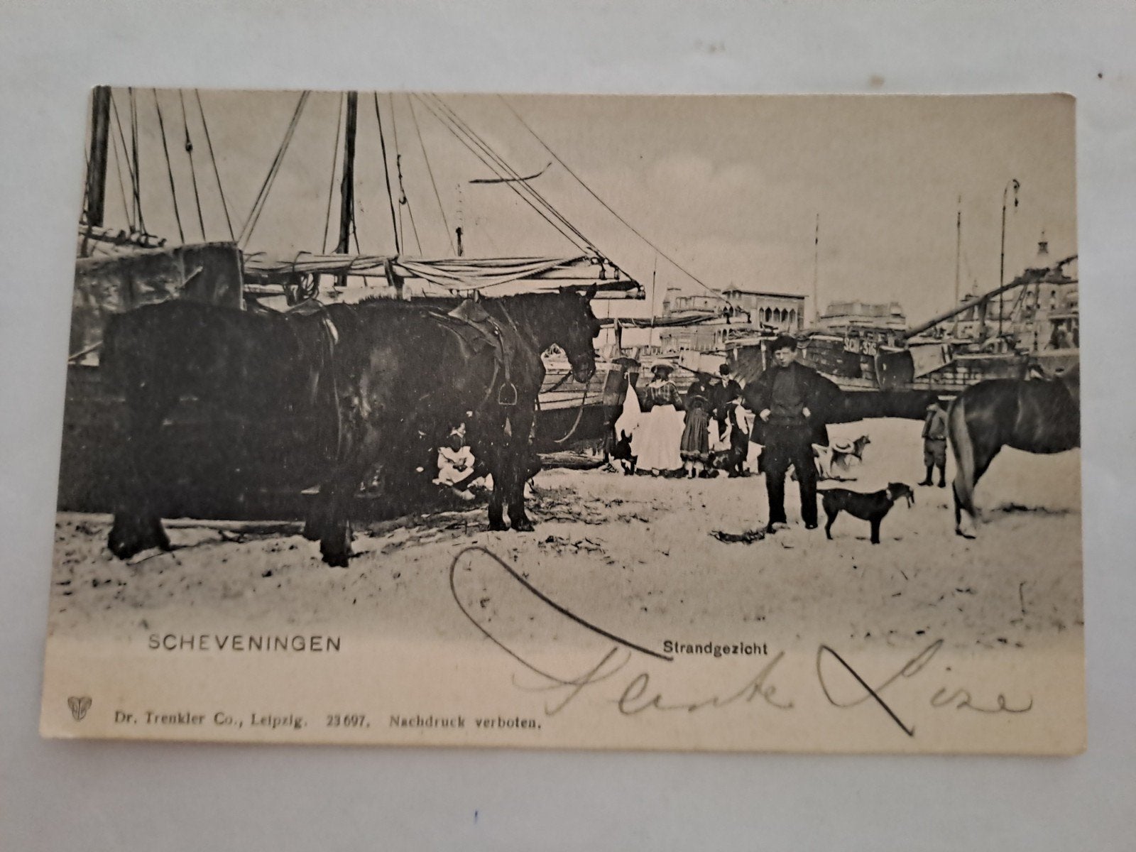 Scheveningen,  strandgezicht, Ophalen of Verzenden, Voor 1920, Zuid-Holland