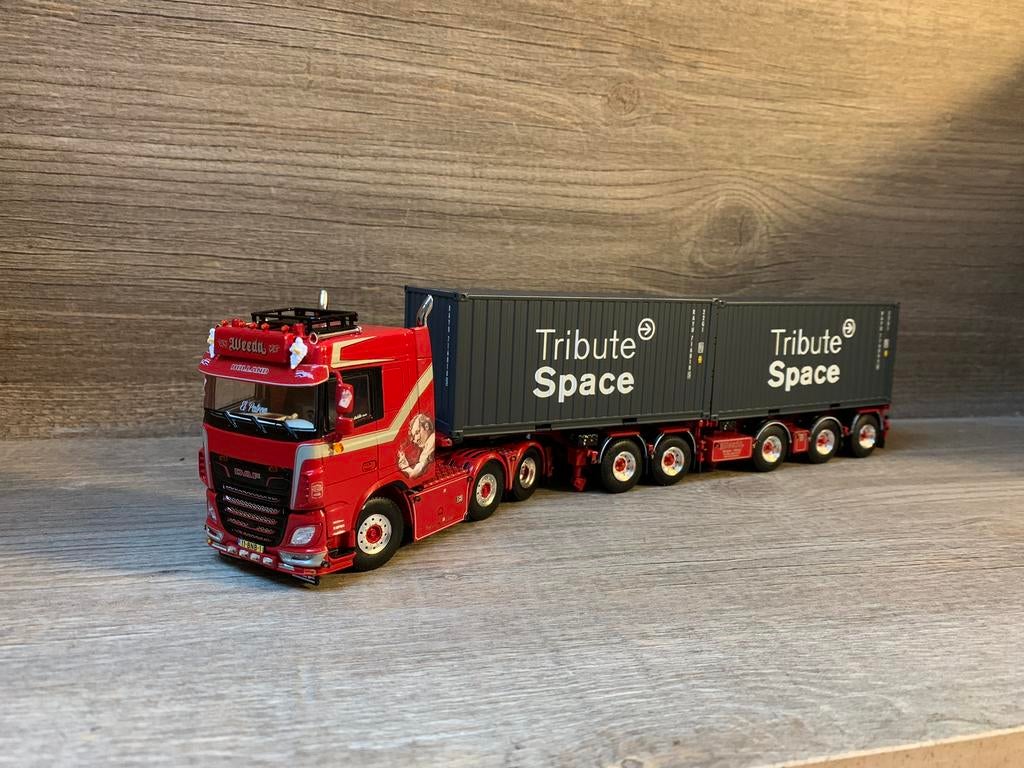 Weeda Daf Pablo Escobar  Wsi, Hobby en Vrije tijd, Modelauto's | 1:50, Ophalen, Nieuw, Bus of Vrachtwagen, Wsi