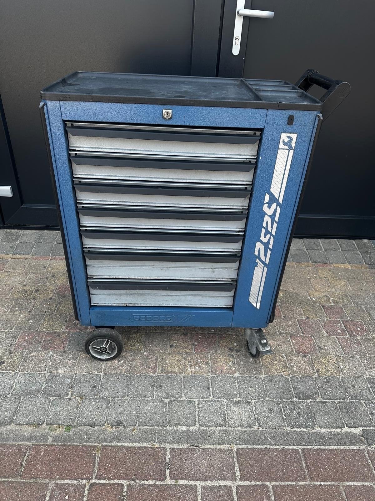 Gedore 2525 gereedschapswagen met 7 laden, Ophalen, Gebruikt