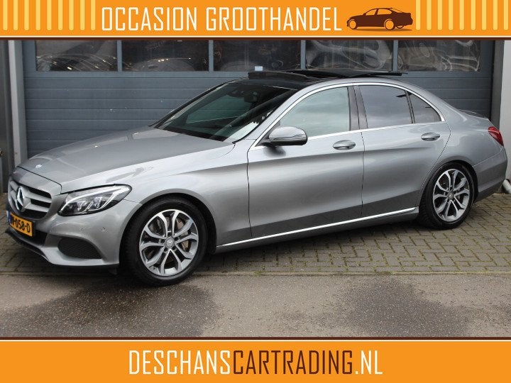 Mercedes-Benz C-Klasse 350 e AMG Pano-dak, Burmester, Leder, Automaat, Achterwielaandrijving, Gebruikt, Bedrijf