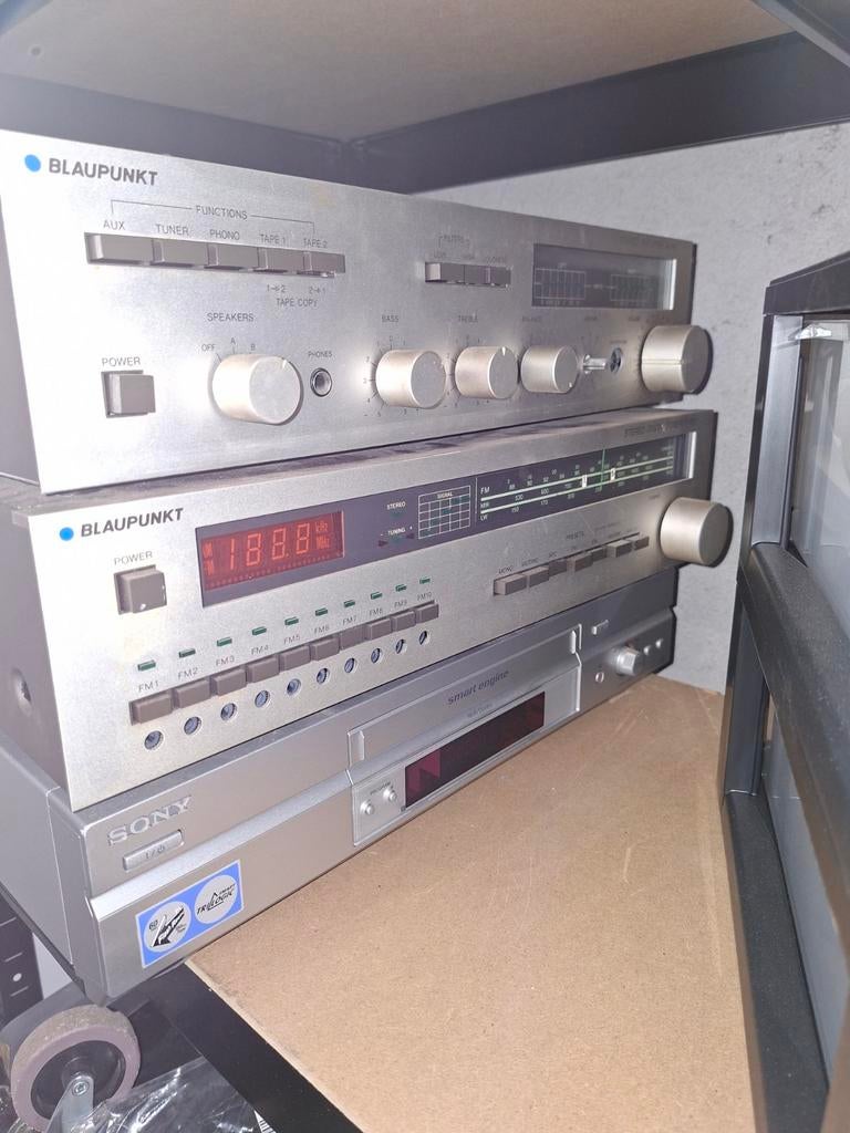 Blaupunkt Versterker, Radio en Sony Speler Set, Audio, Tv en Foto, Stereo-sets, Ophalen, Gebruikt, Losse componenten, Tuner of Radio