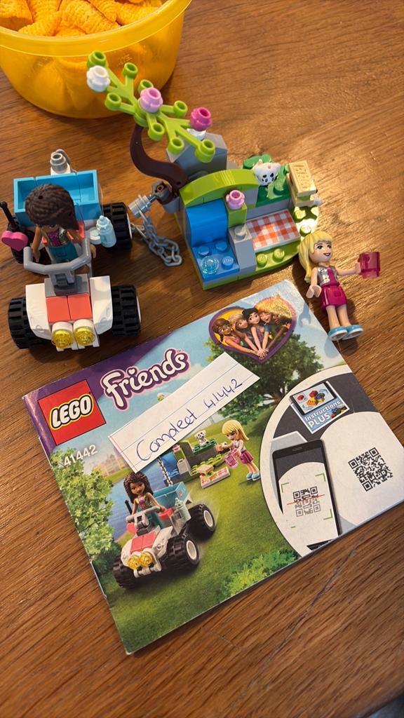 Lego Friends 41442 Dierenkliniek Reddingsbuggy, Ophalen of Verzenden, Zo goed als nieuw
