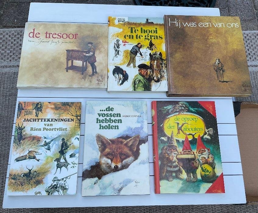 Rien Poortvliet boeken prentenboeken 9 stuks, Ophalen of Verzenden, Zo goed als nieuw