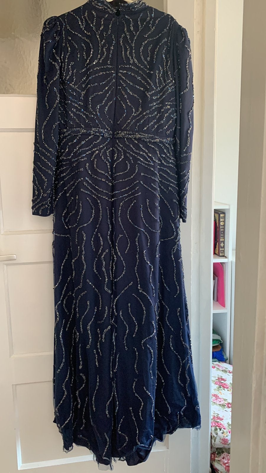 Galajurk 1x gedragen, Kleding | Dames, Blauw, Maat 46/48 (XL) of groter, Ophalen of Verzenden, Zo goed als nieuw