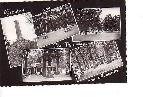 Ansichtkaart 	Woudenberg	Pyramide van Austerlitz	5-luik, Verzamelen, Verzenden, 1960 tot 1980, Gelopen, Utrecht
