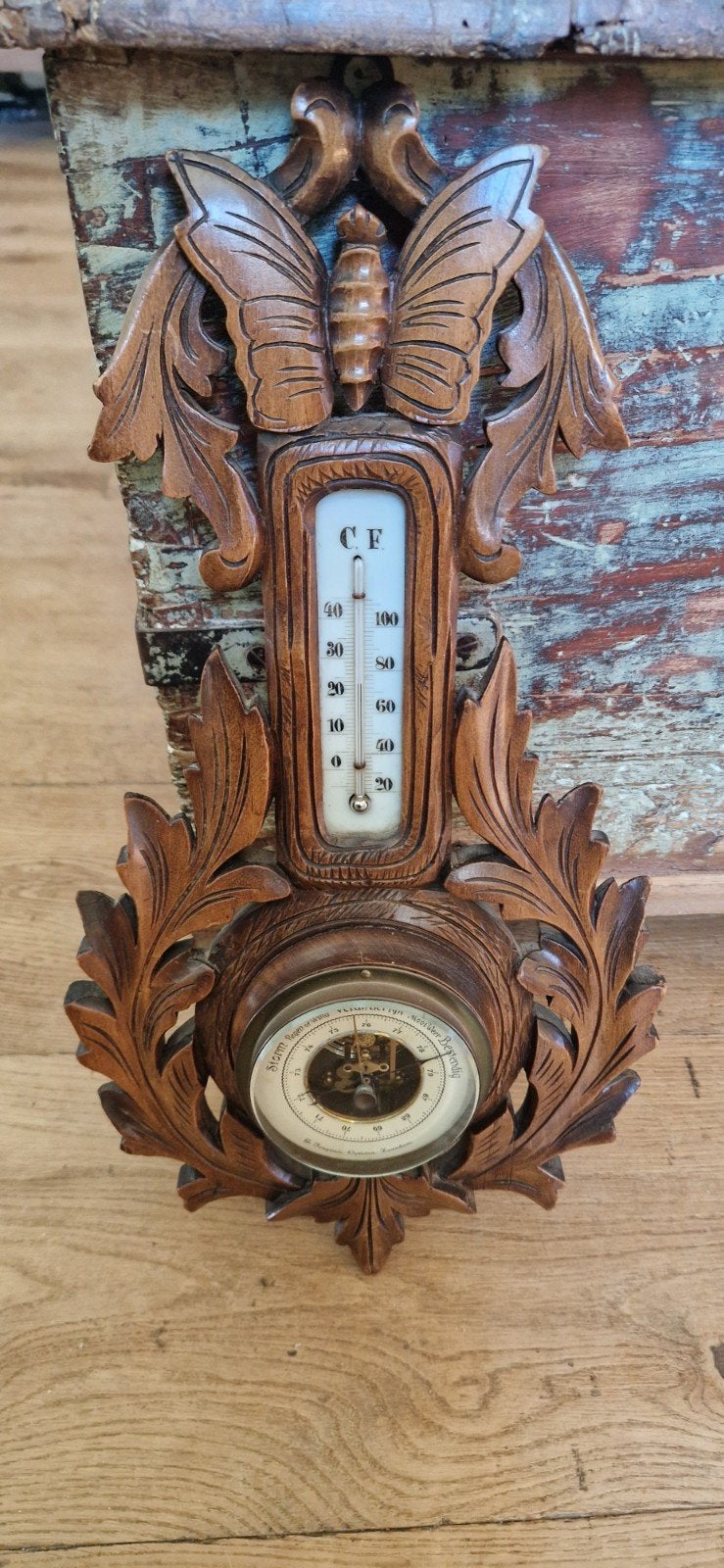 Antieke barometer, Audio, Tv en Foto, Ophalen, Gebruikt