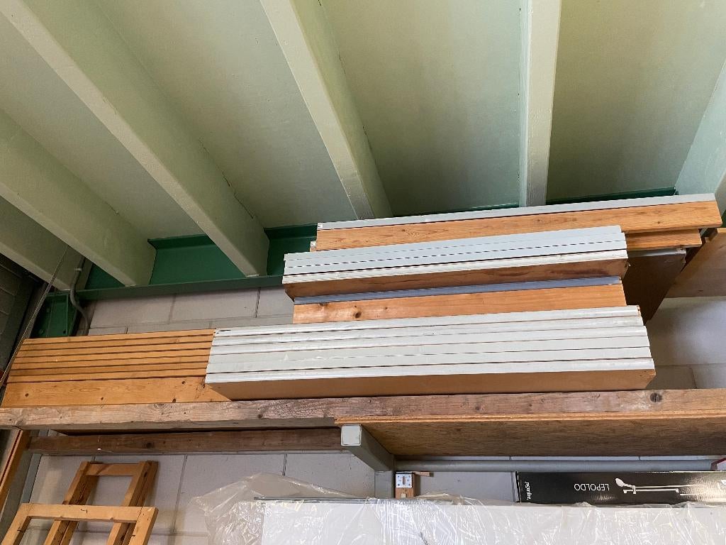 Bruynzeel planken Monta, Archos en massief vuren, Doe-het-zelf en Verbouw, Hout en Planken, Ophalen, Gebruikt, Minder dan 25 mm