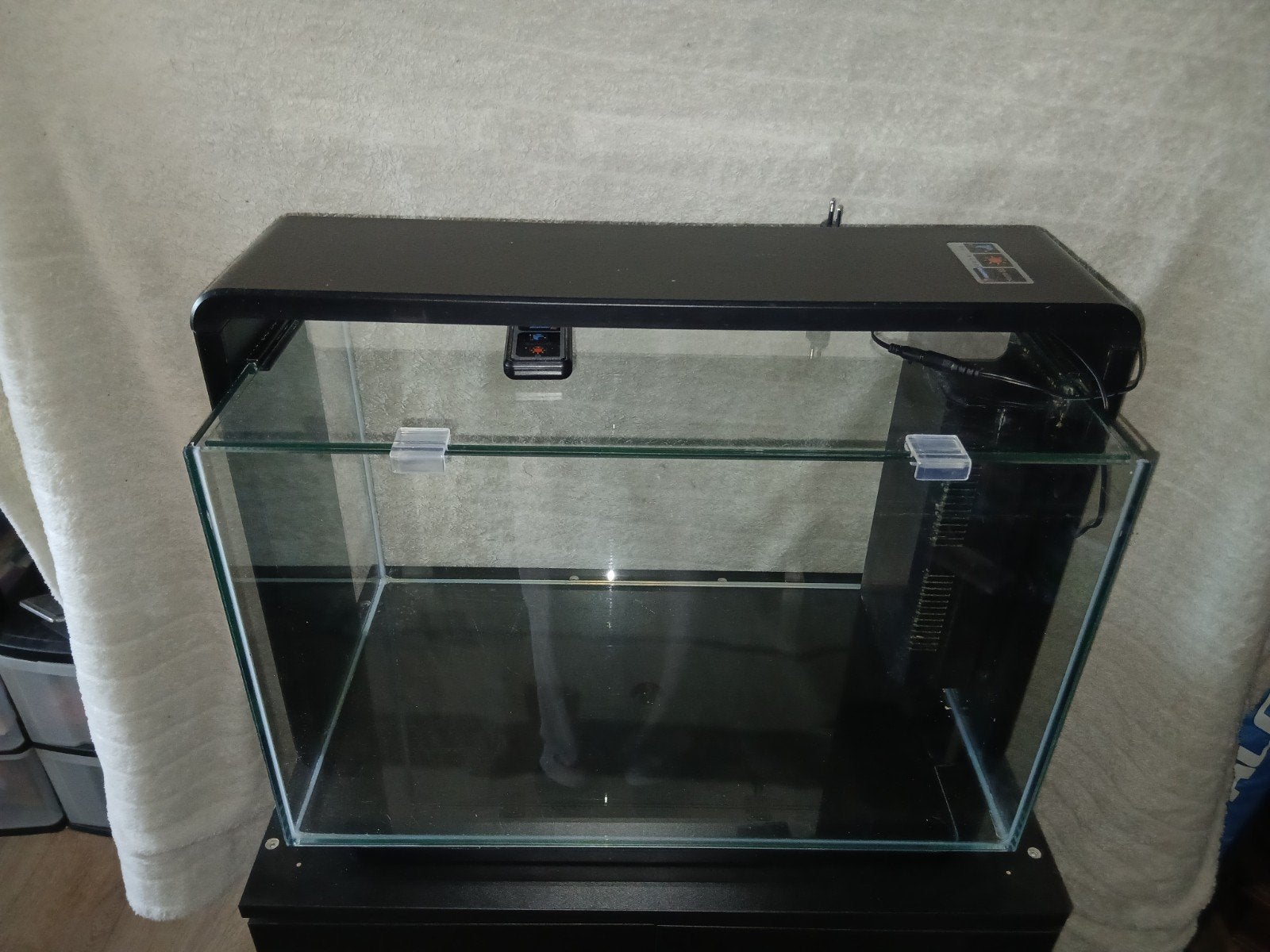 zwart aquarium, Ophalen, Gebruikt, Leeg aquarium, Superfish