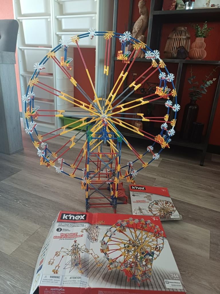 Knex reuzenrad  3 in 1 set., Kinderen en Baby's, Speelgoed | Bouwstenen, Ophalen of Verzenden, Zo goed als nieuw, K'nex