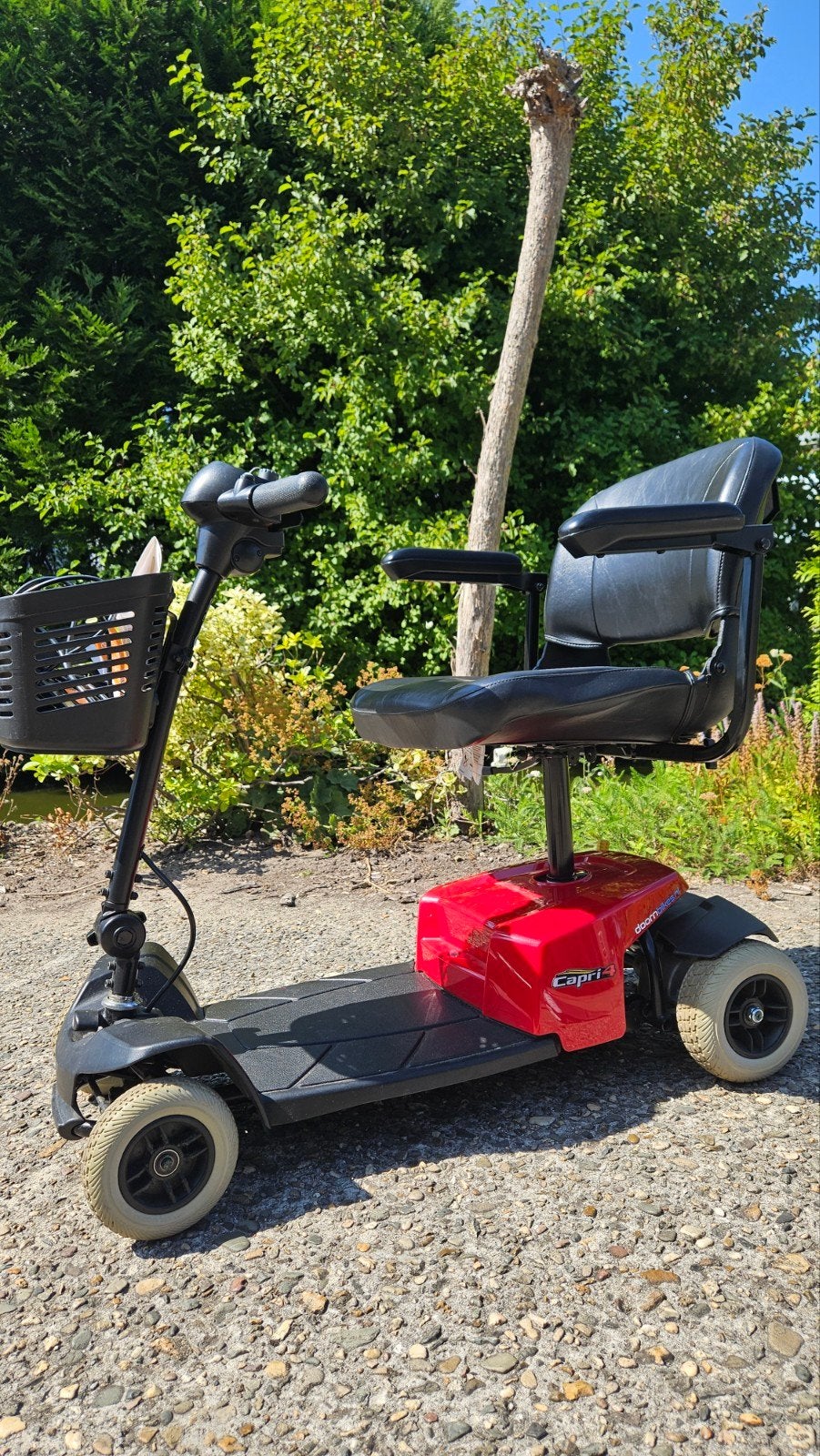 Pride Capri inklapbare reis scootmobiel, Ophalen, Inklapbaar, Zo goed als nieuw, Elektrische rolstoel