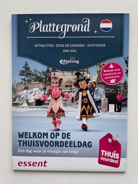 Efteling Pattegrond 2023 2024 Essent dag, Verzamelen, Efteling, Ophalen of Verzenden, Nieuw, Gebruiksvoorwerp