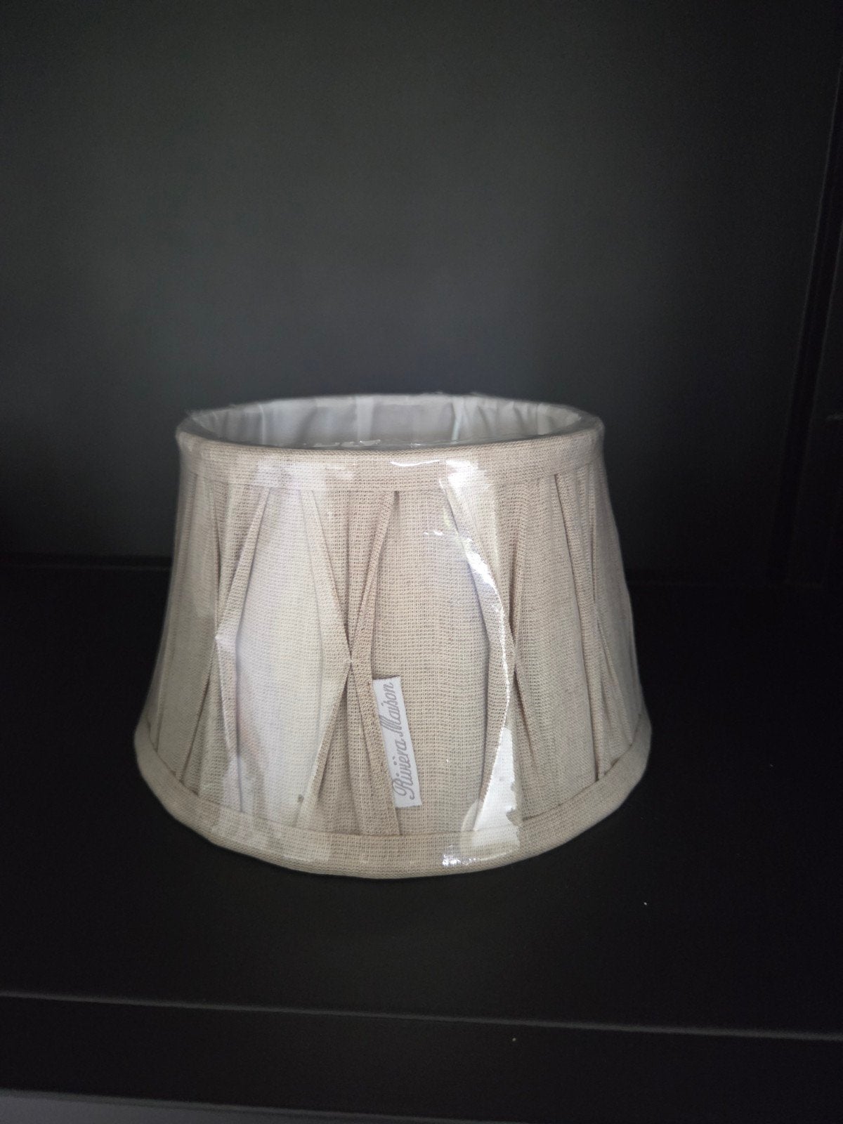 Riviera Maison lampenkap beige - nieuw in folie, Overige typen, Beige, Rond, Nieuw