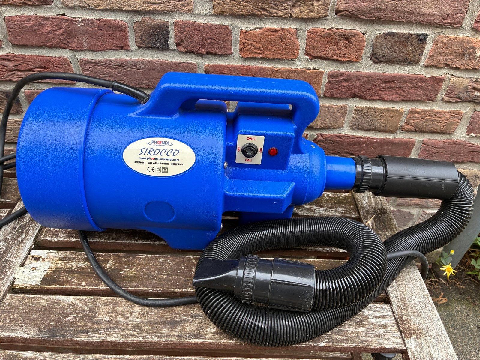 Professionele waterblazer v. honden/(Portable blaster dryer), Ophalen, Zo goed als nieuw