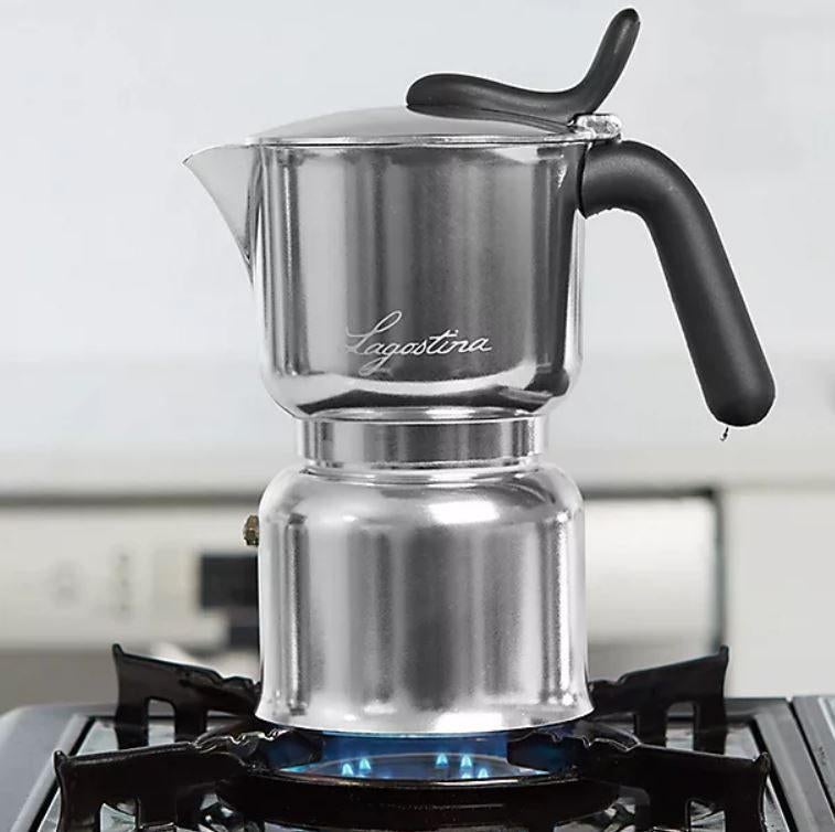 Nieuw Lagostina Vesuvia espressomachine ( 6 kopjes ), Ophalen, Afneembaar waterreservoir, Espresso apparaat, Nieuw