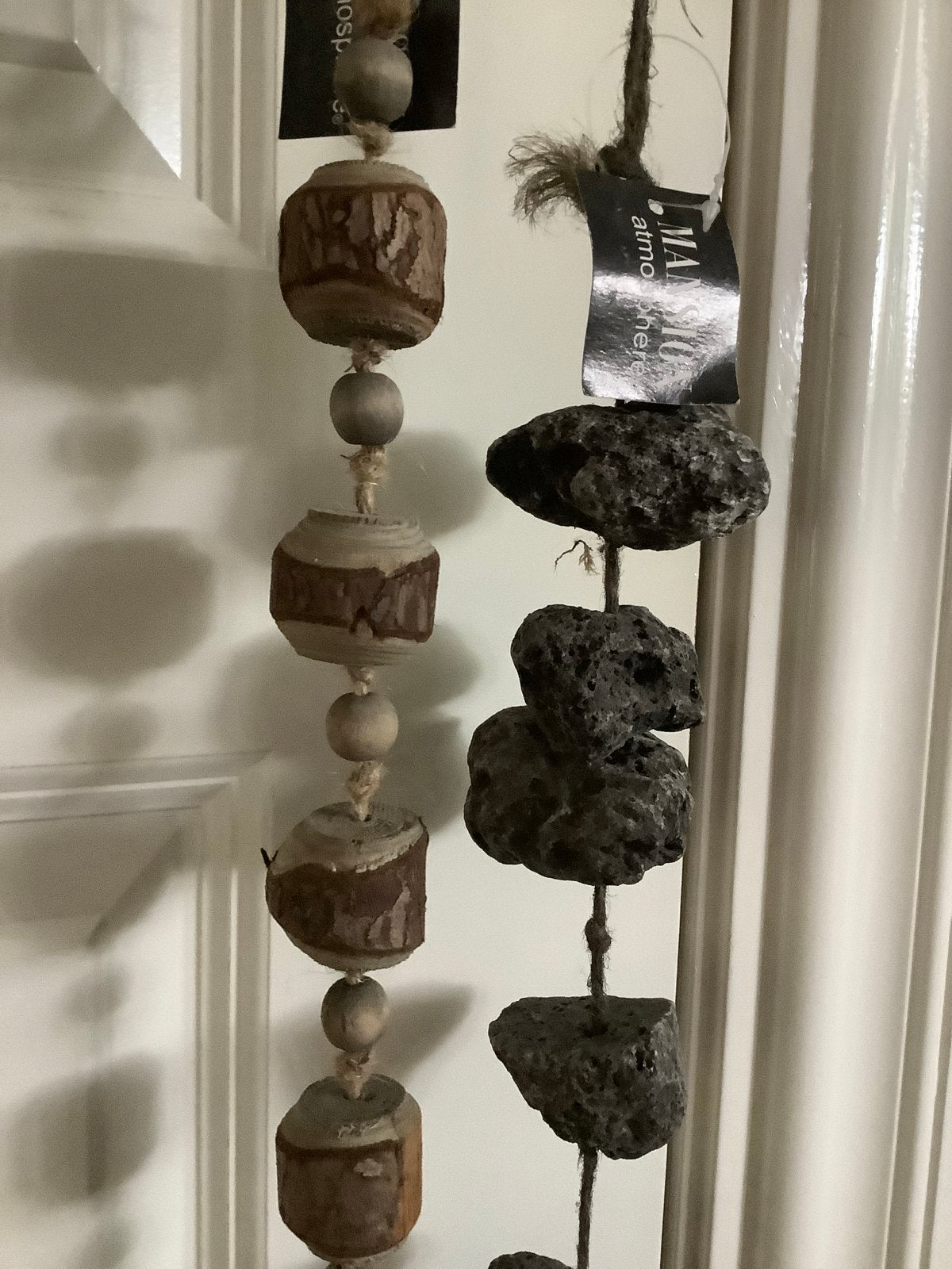 Decoratieve Houten & Stenen Hangers voor Binnen/Buiten, Ophalen, Nieuw