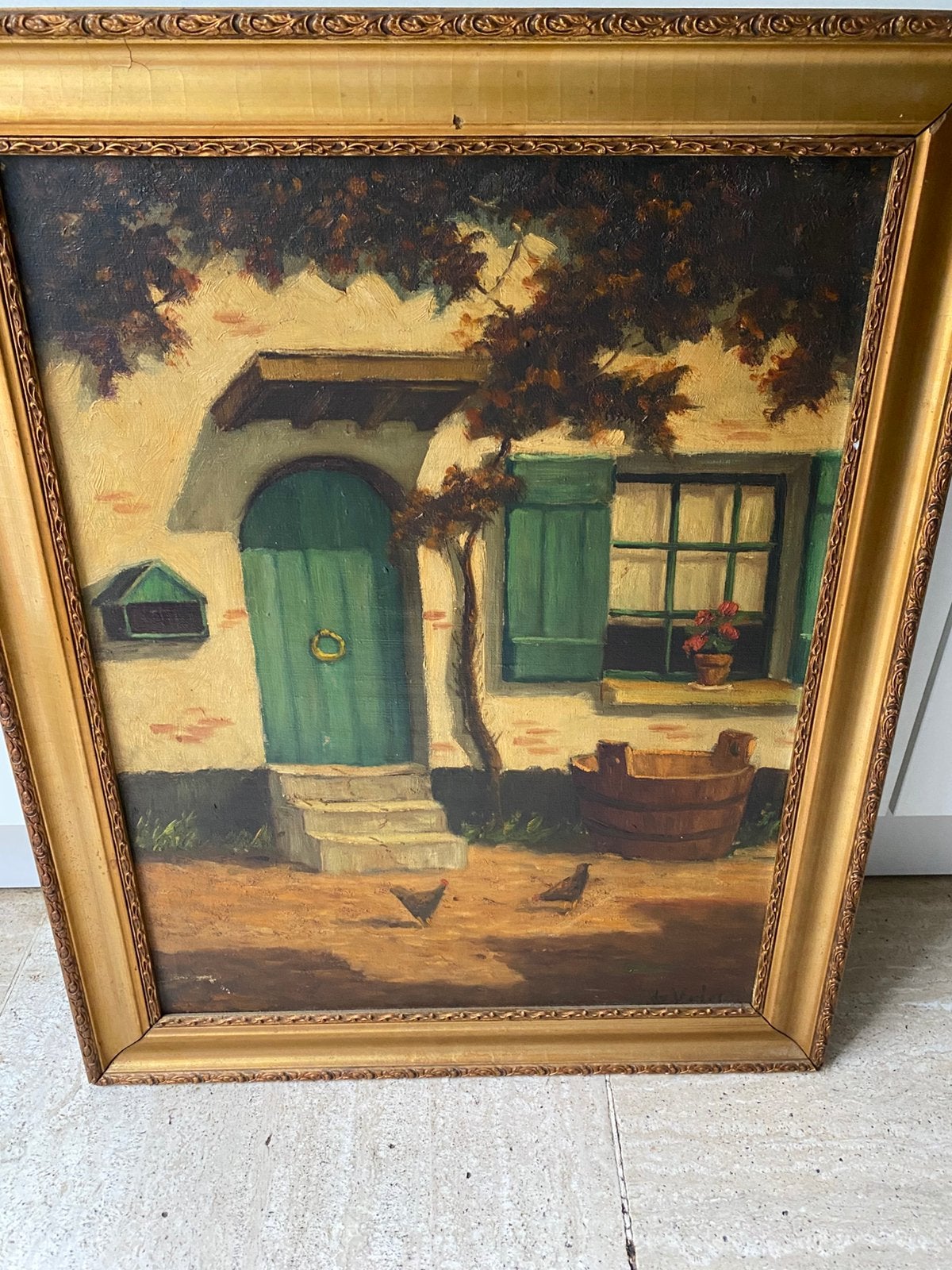 Schilderij 46/57 cm., Ophalen