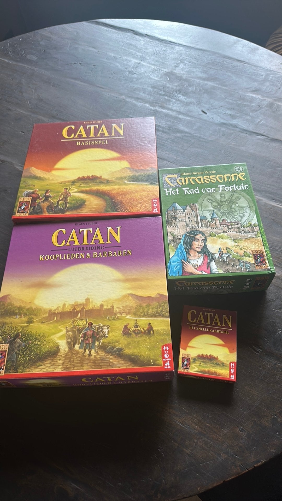 Verschillende spelletjes van Catan, Ophalen, Zo goed als nieuw