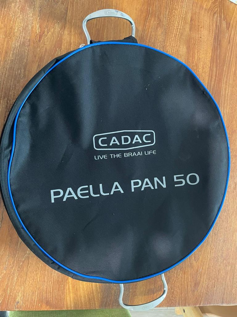 Cadac paellapan met hoes, Ophalen, Gebruikt