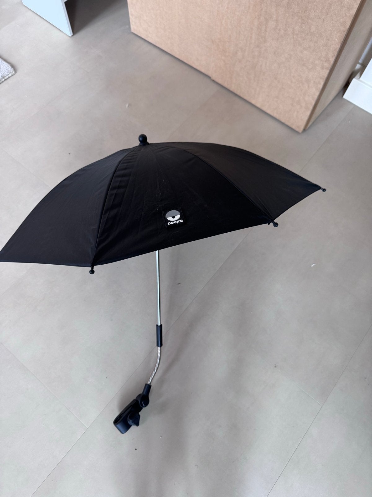 Dooky kinderwagen parasol - Zwart, Ophalen of Verzenden, Zo goed als nieuw, Kinderwagen, Overige merken