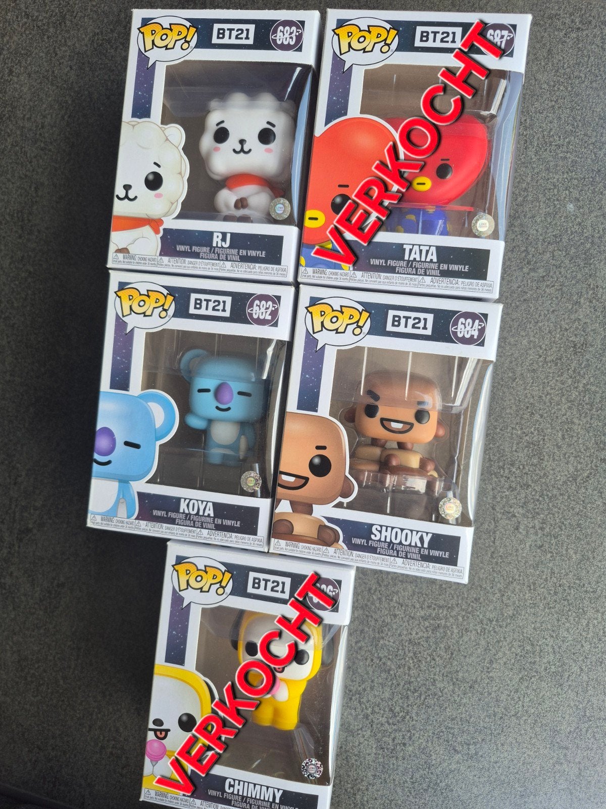 BT21 Funkopops, Ophalen of Verzenden, Zo goed als nieuw