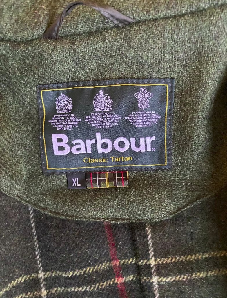Barbour Classic Tartan XL Waxcoat, Barbour, Maat 56/58 (XL), Ophalen of Verzenden, Zo goed als nieuw