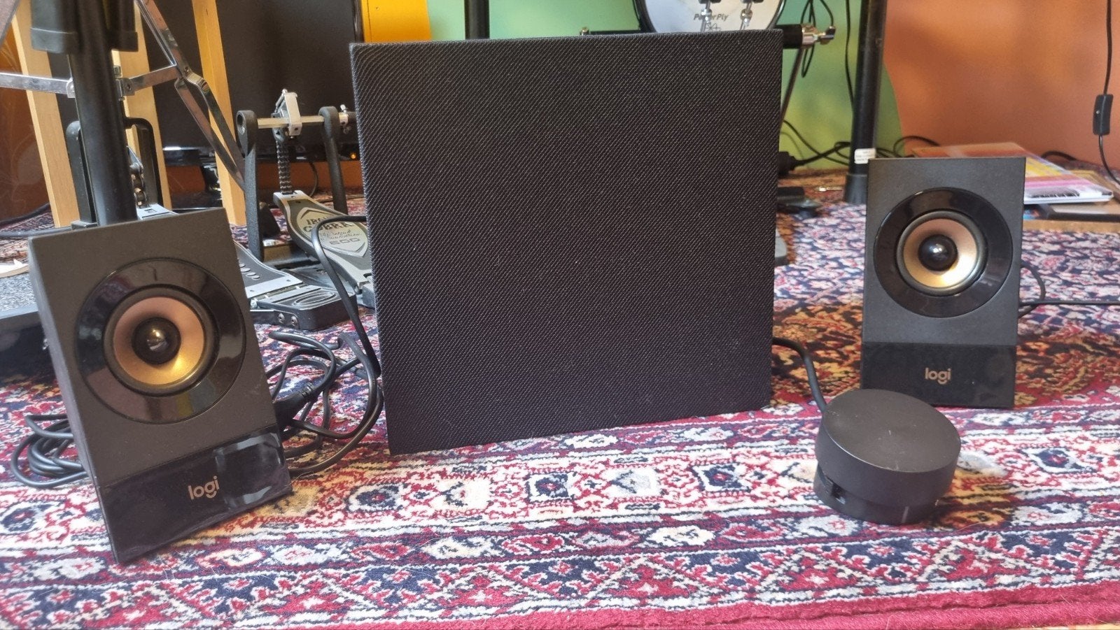 Logitech Z533 Speakersysteem met Subwoofer en optische aansl, Speakerset, Ophalen of Verzenden, Zo goed als nieuw, Minder dan 60 watt