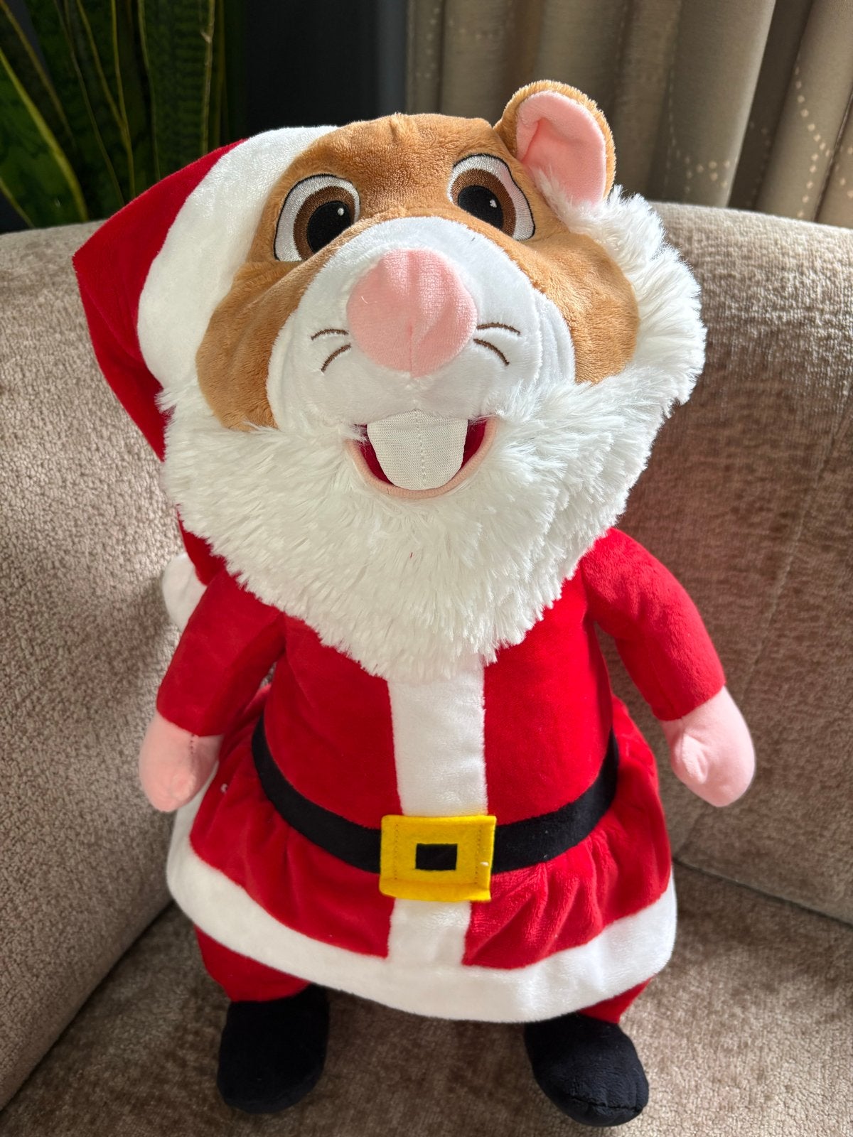 AH Hamster Kerstman Knuffel, Albert Heijn, Hamster, Ophalen of Verzenden, Zo goed als nieuw