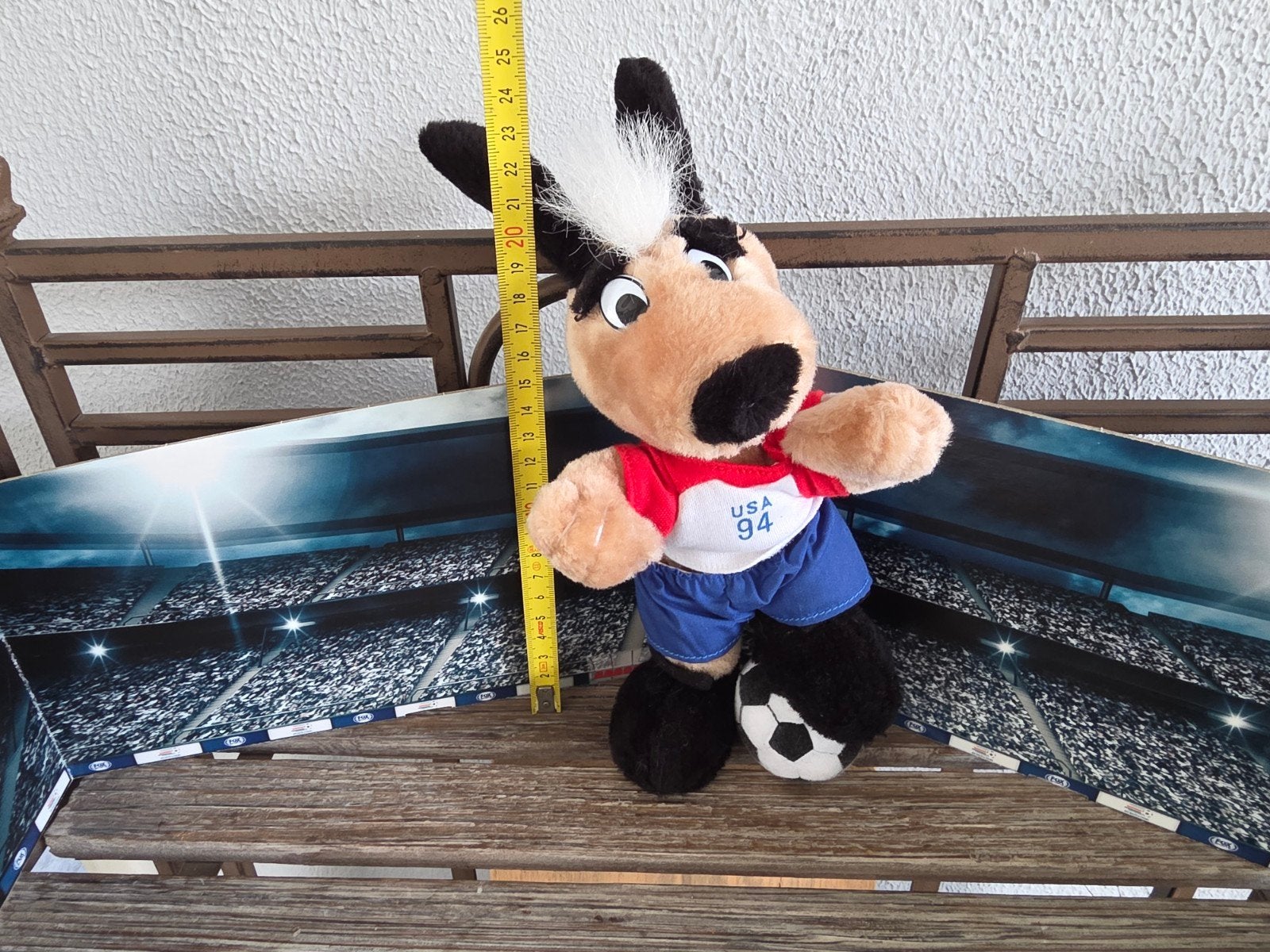 Striker WK '94 mascotte knuffel - USA '94, Ophalen, Gebruikt, Overige typen