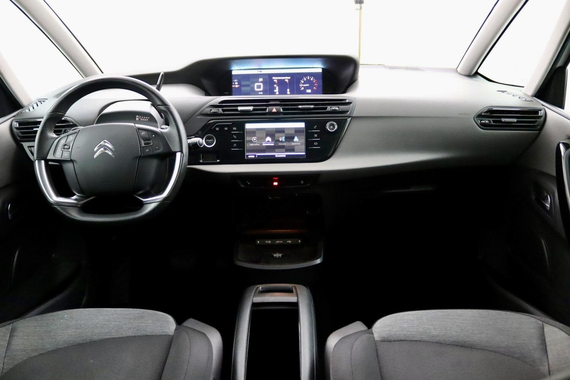 Citroen C4 Grand Picasso 1.2 PureTech Shine 7 pers automaat, Auto's, 1350 kg, Gebruikt, Euro 6, 1199 cc