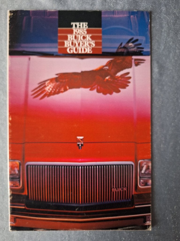 Brochure BUICK BUYER'S GUIDE - 1985 USA, Verzenden, Gelezen, Overige merken